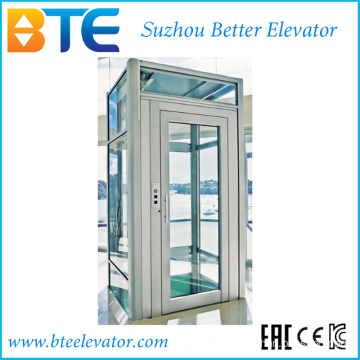 Ce Mrl Vvvf Panoramic Home Elevator with Glass Cabin